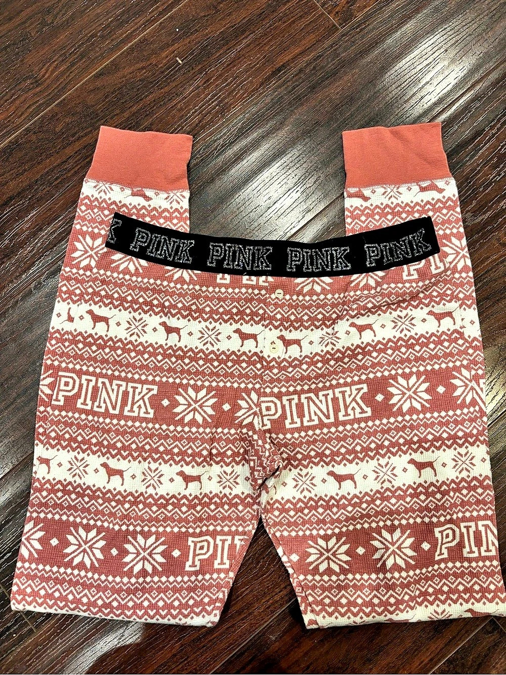 PINK Sleep In Printed Sleep Shorts Large Like New